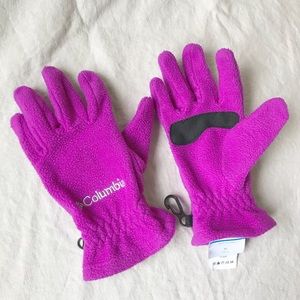 Columbia Girls ‘Deep Blush’ Fleece Gloves